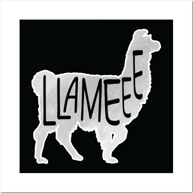 LLame Funny Llama Wall Art by Shirts That Bangs